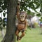 Monkey Chimp Hanging Rope Statue Outdoor Garden Ornament Resin Sculpture Unique Decoration For Home 1