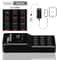 Multi Port USB Charging Hub Desktop Wall Organizer Cell Phone Charger With Smart Charging Ports For 4
