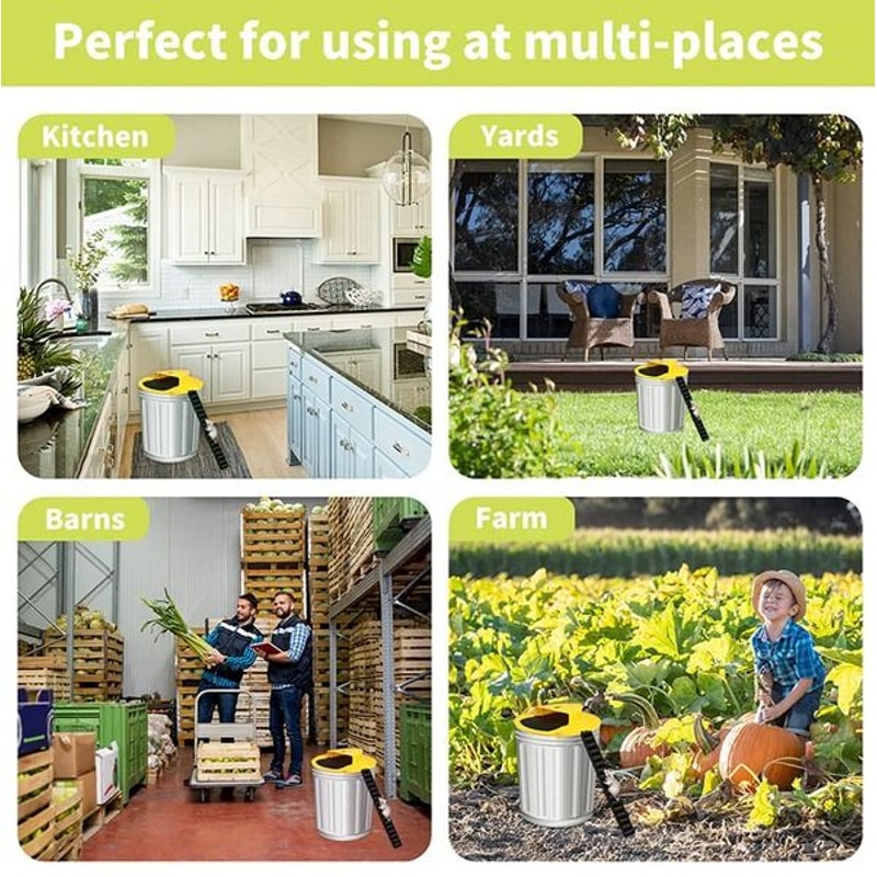 Flip Slide Mouse Trap Bucket Catcher For Rats And Mice Mousetrap Slide Bucket Lid 12