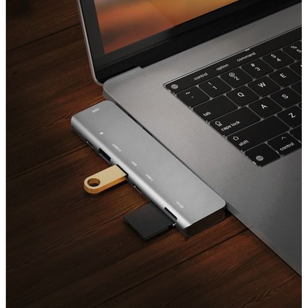 USBC Hub Type C To USB HDMI Adapter For MacBook ProAir HighSpeed Data Transfer 0