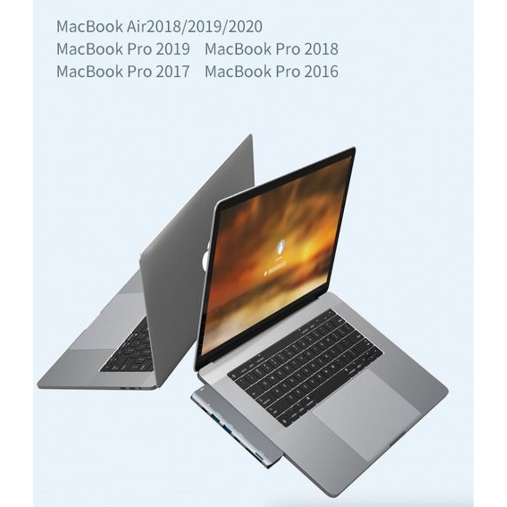 USBC Hub Type C To USB HDMI Adapter For MacBook ProAir HighSpeed Data Transfer 2