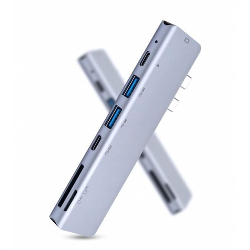 USBC Hub Type C To USB HDMI Adapter For MacBook ProAir HighSpeed Data Transfer 18