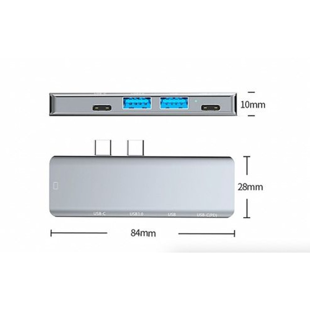 USBC Hub Type C To USB HDMI Adapter For MacBook ProAir HighSpeed Data Transfer 5