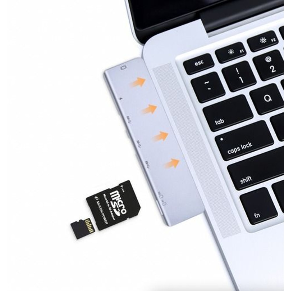 USBC Hub Type C To USB HDMI Adapter For MacBook ProAir HighSpeed Data Transfer 7