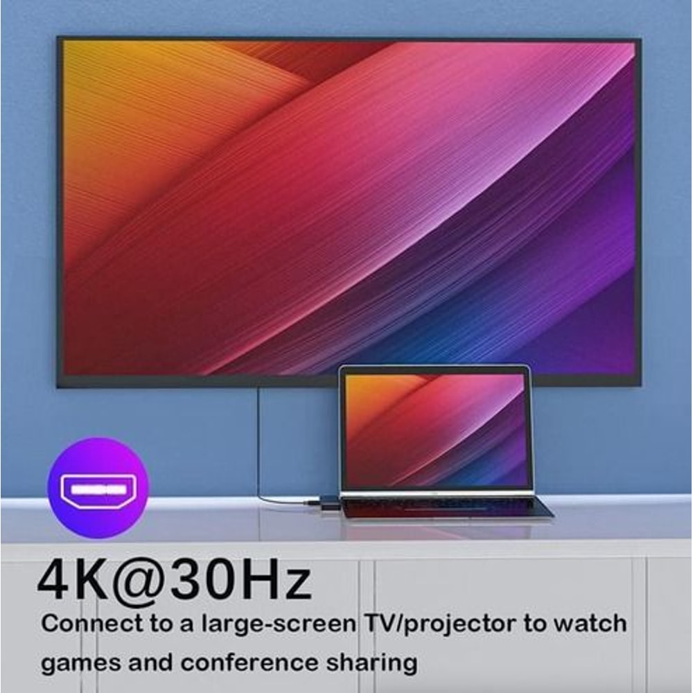 USBC Hub Type C To USB HDMI Adapter For MacBook ProAir HighSpeed Data Transfer 8