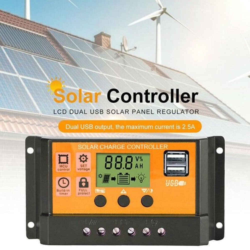 Solar Panel Charge Controller Regulator Auto Focus Tracking Efficient Energy Solution 4