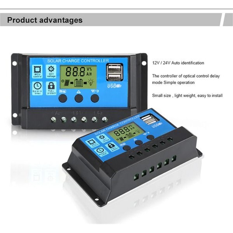 Solar Panel Charge Controller Regulator Auto Focus Tracking Efficient Energy Solution 11