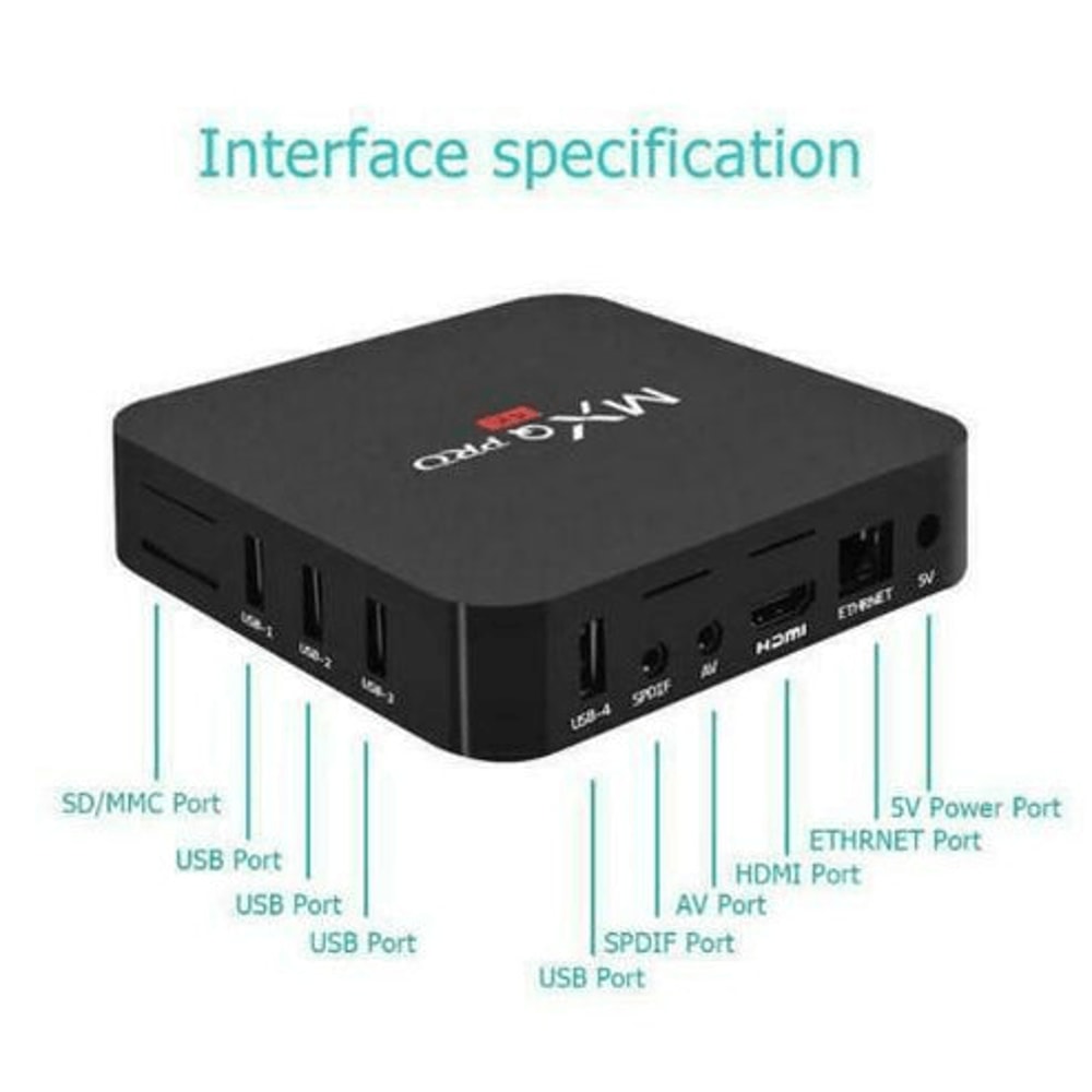 Ultra HD Smart TV Box Pro Android Wifi Quad Core Media Player 1