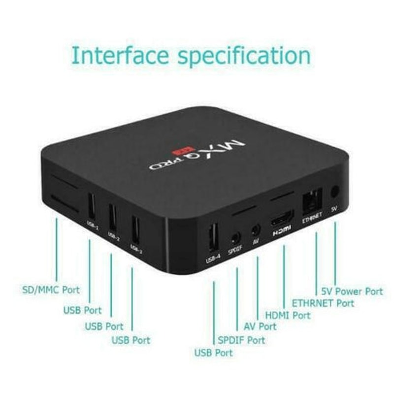 Ultra HD Smart TV Box Pro Android Wifi Quad Core Media Player 1