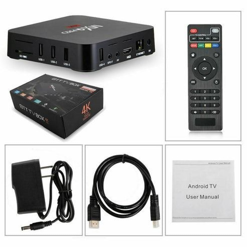 Ultra HD Smart TV Box Pro Android Wifi Quad Core Media Player 0