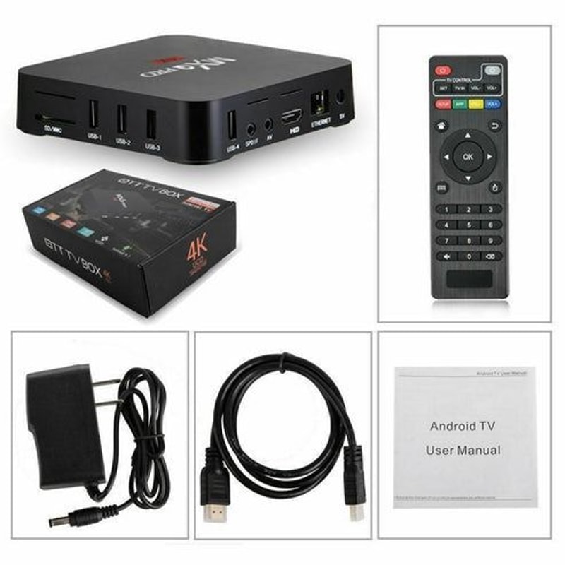 Ultra HD Smart TV Box Pro Android Wifi Quad Core Media Player 0