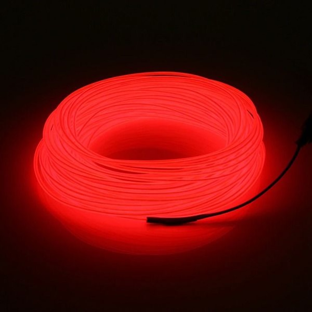Neon LED Light Glow EL Wire Strip Tube Rope Party Car Decor With Controller Vibrant Lighting For H 9