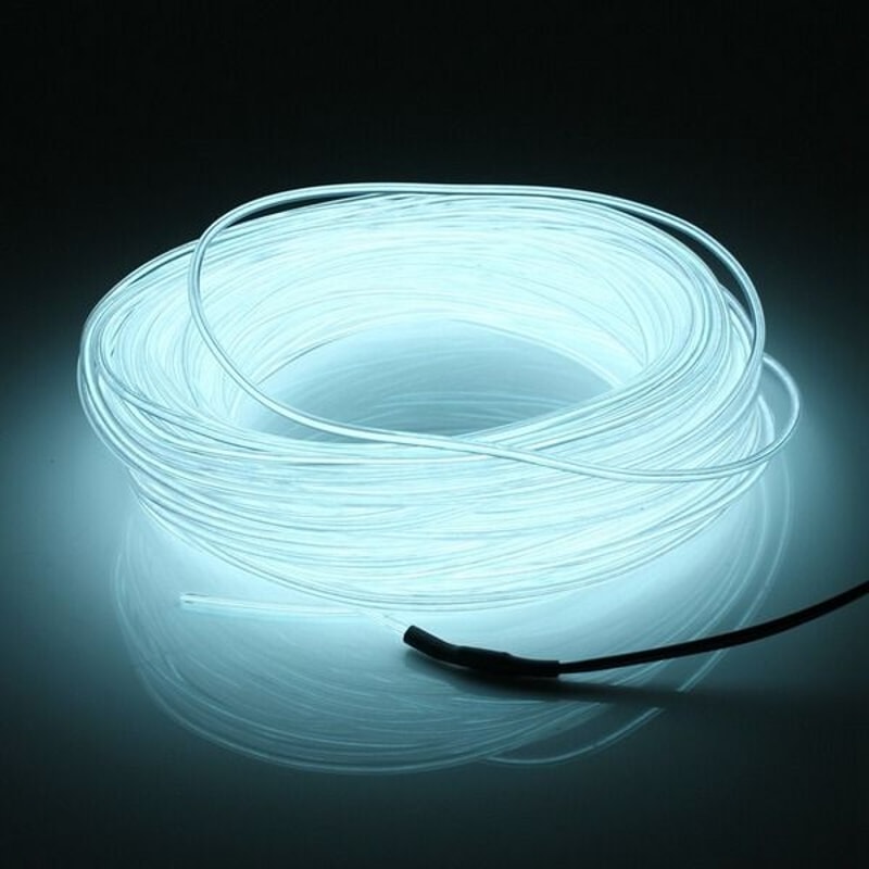 Neon LED Light Glow EL Wire Strip Tube Rope Party Car Decor With Controller Vibrant Lighting For H 10