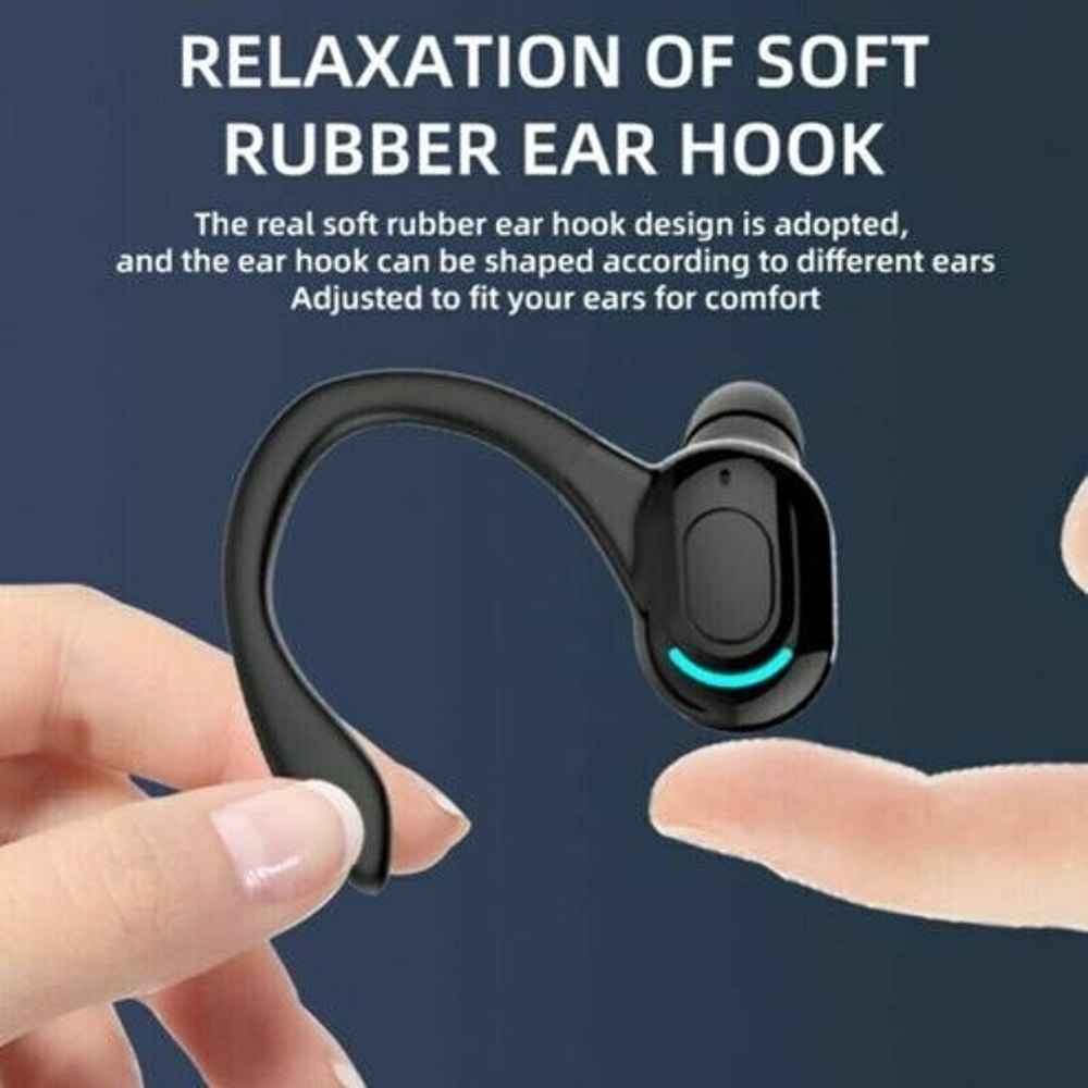 Bluetooth Wireless Earbuds New Stereo Headphones Ear Hook For Sports Noise Cancellation 7