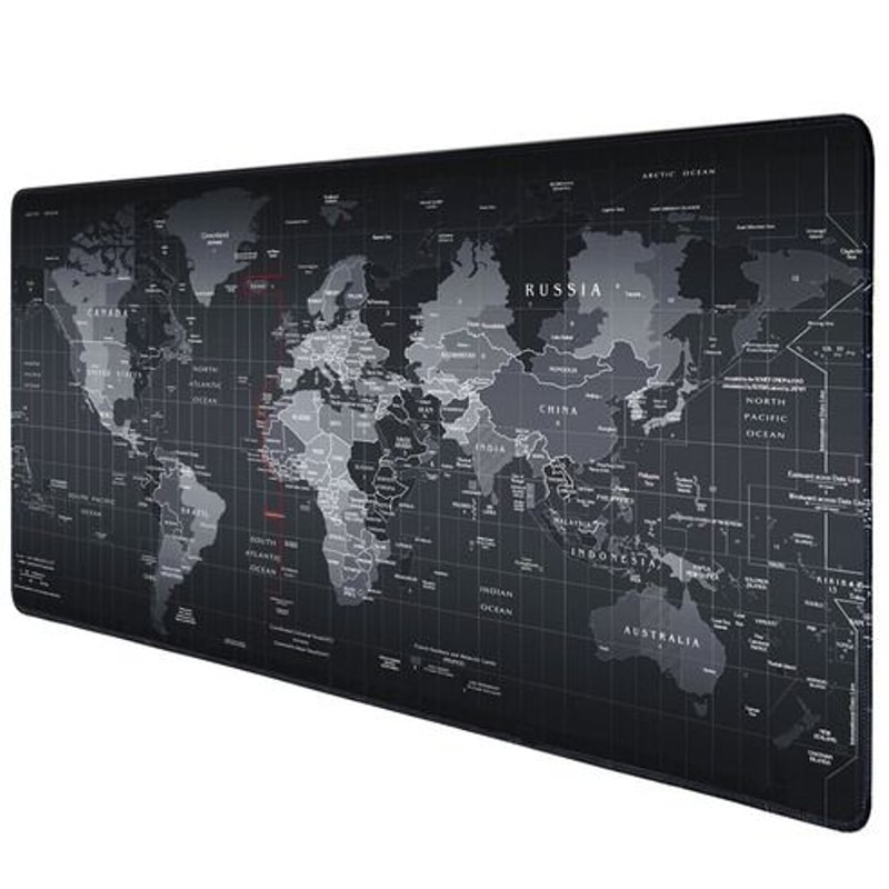Large Extended Gaming Mouse Pad Desk Keyboard Mat 800mm X 300mm NonSlip Rubber Comfortable Earth Pa 3