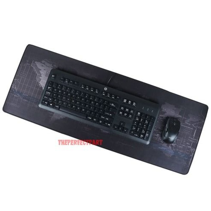 Large Extended Gaming Mouse Pad Desk Keyboard Mat 800mm X 300mm NonSlip Rubber Comfortable Earth Pa 6