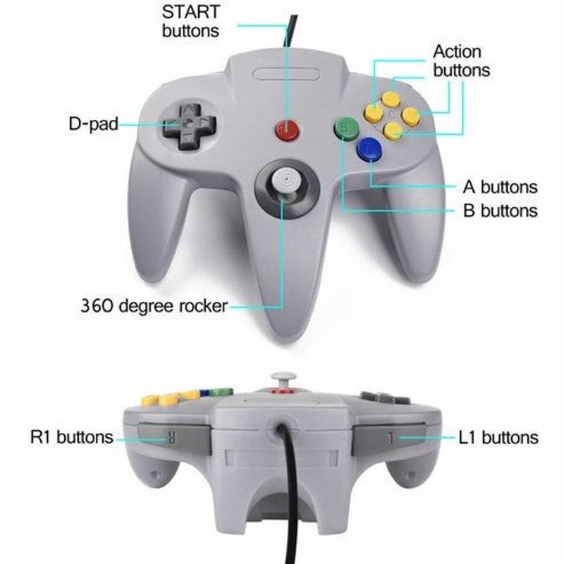New Wired Controller Joystick For Nintendo Video Game Console High Quality Ergonomic 13