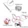 Stainless Straight Curved Thinning Shears Trimmer Kit Pet Dog Grooming Scissors Set For Grooming Ca 3