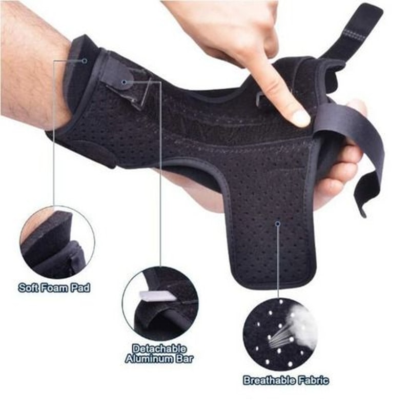 Adjustable Plantar Fasciitis Night Splint Foot Drop Ankle Brace Toe Pain Support Heel Spur Relief 11