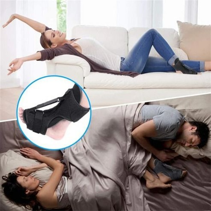 Adjustable Plantar Fasciitis Night Splint Foot Drop Ankle Brace Toe Pain Support Heel Spur Relief 8