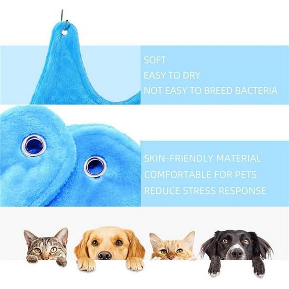 Hanging Hammock Grooming Harness For Dogs And Cats Portable Pet Groom Helper Breathable Design For 1