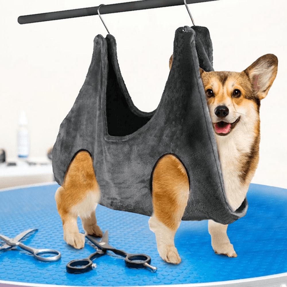 Hanging Hammock Grooming Harness For Dogs And Cats Portable Pet Groom Helper Breathable Design For 0