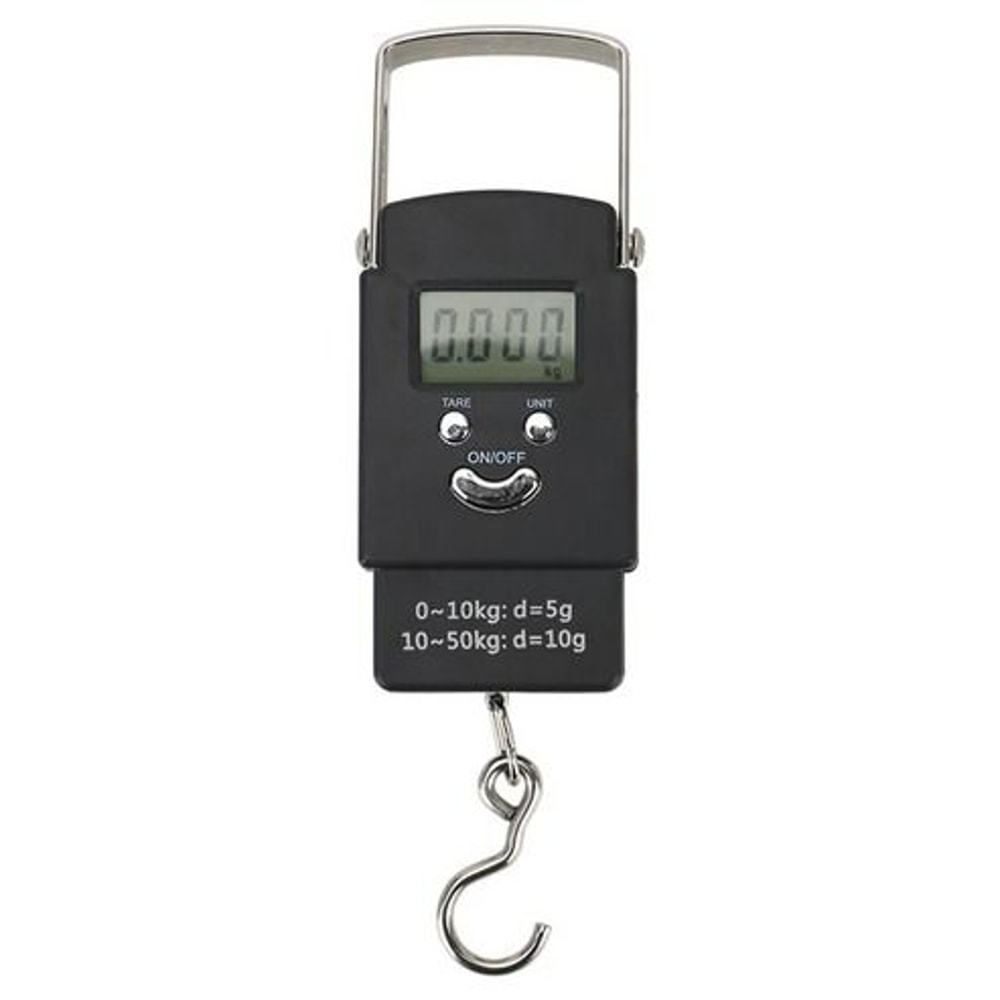 LCD Digital Portable Fish Scale Hanging Luggage Weighing Scale Capacity Accurate And Durable With A 2