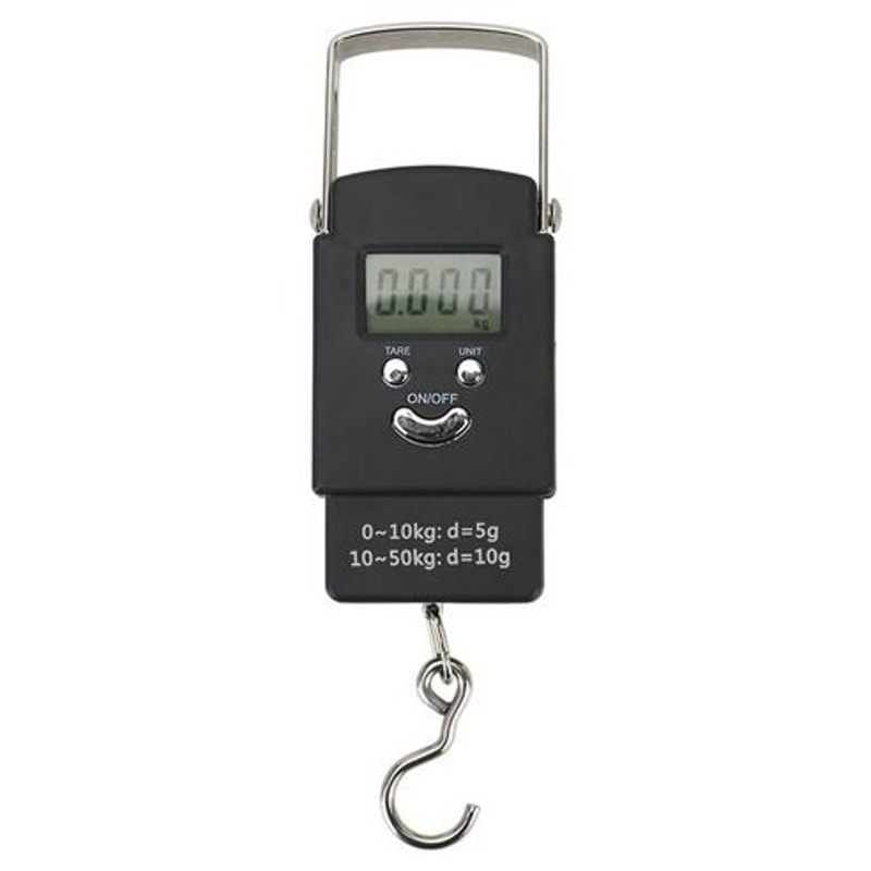 LCD Digital Portable Fish Scale Hanging Luggage Weighing Scale Capacity Accurate And Durable With A 2