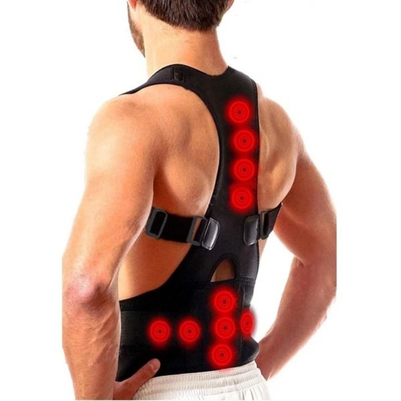 Magnetic Back Shoulder Brace Posture Corrector Support Belt Band For Men And Women Adjustable Comfo 14