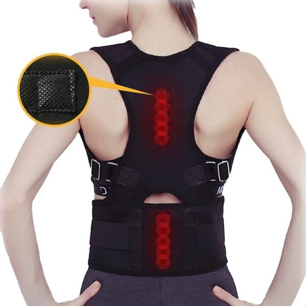 Magnetic Back Shoulder Brace Posture Corrector Support Belt Band For Men And Women Adjustable Comfo 8