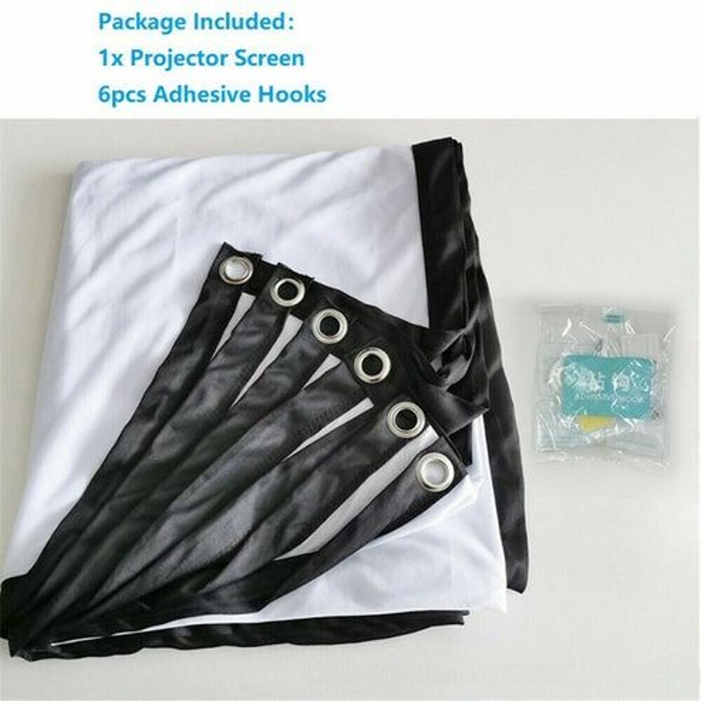 Portable Foldable Projector Screen Outdoor Home Cinema Theater 3D Movie Viewing Screen For Office 11