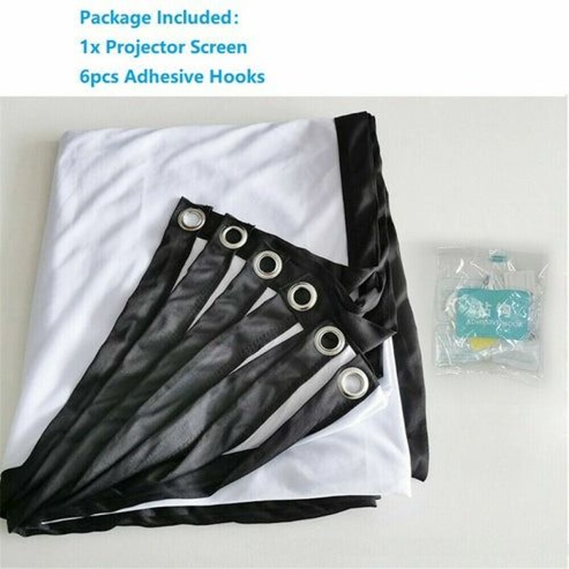 Portable Foldable Projector Screen Outdoor Home Cinema Theater 3D Movie Viewing Screen For Office 11