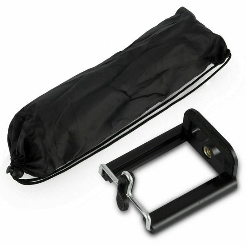 Camera Tripod Stand Mount For IPhone Samsung Professional Cell Phone Holder Bag Easy Setup Compac 5