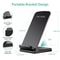 Fast Wireless Qi Charger Charging Pad Stand Dock For Samsung Galaxy IPhone Universal Charging Stati 2