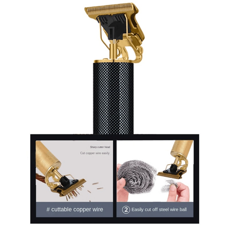 Cordless Professional Hair Clippers Trimmer For Beard And Hair Powerful Shaving Machine Titanium TB 8