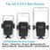 Qi Wireless Fast Charging Car Charger Mount Stand 360Degree Rotation Adjustable Holder For Phones 3