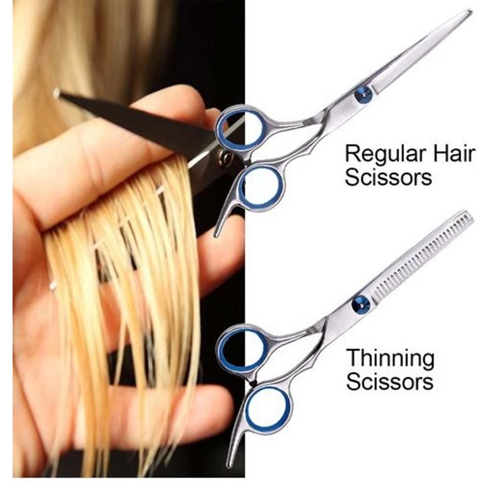 Hair Cutting Scissors Set Thinning Shears For Salon DIY Professional Barber Scissors 8