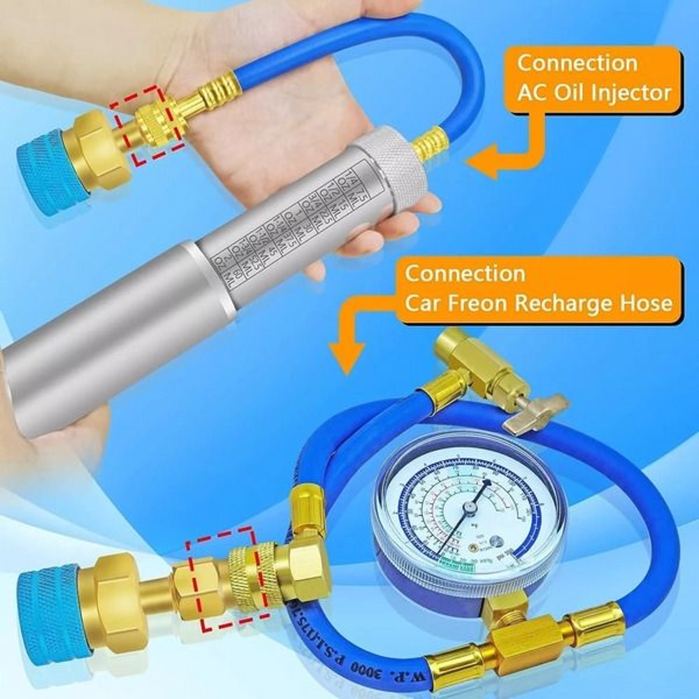 Quick Coupler Adapter Car AC High Low Side Conversion Kit For Easy Installation 10