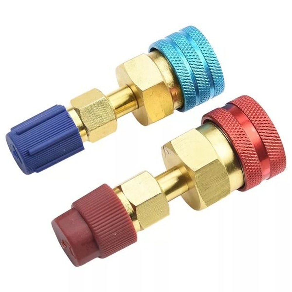 Quick Coupler Adapter Car AC High Low Side Conversion Kit For Easy Installation 13