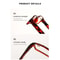 Reading Glasses Unisex Square Frame Stylish Specs For Men Women Comfortable Fit 4