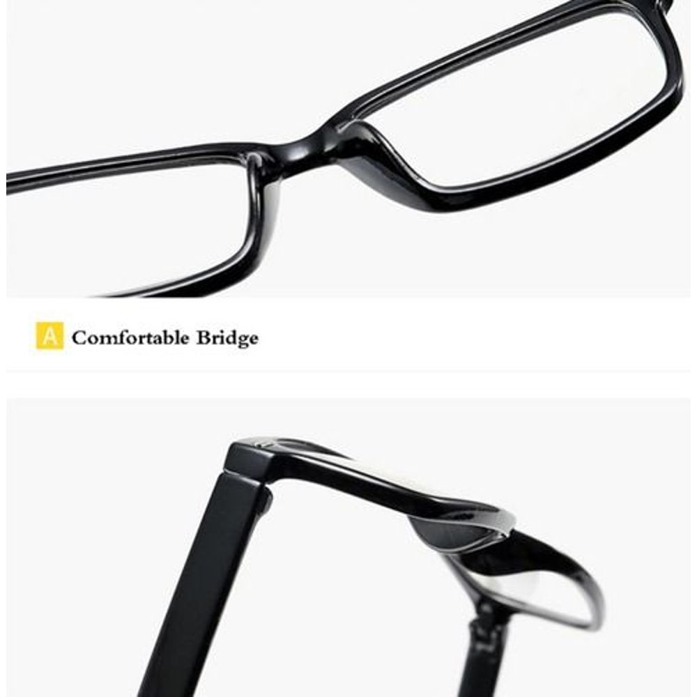 Reading Glasses For Men And Women Unisex Rectangular Eyeglasses Square Frame Durable Quality 1