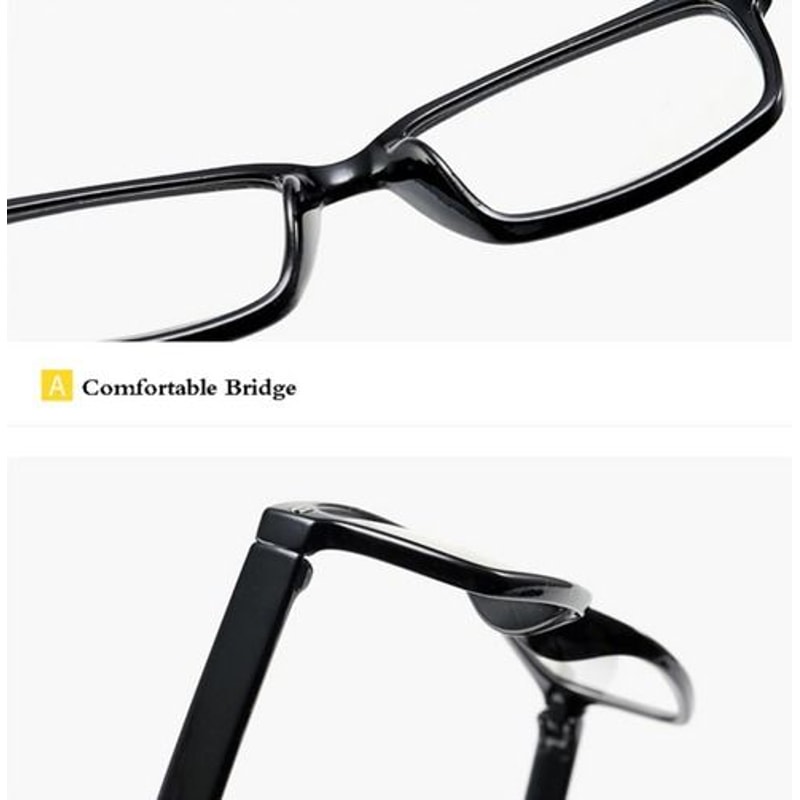 Reading Glasses For Men And Women Unisex Rectangular Eyeglasses Square Frame Durable Quality 1