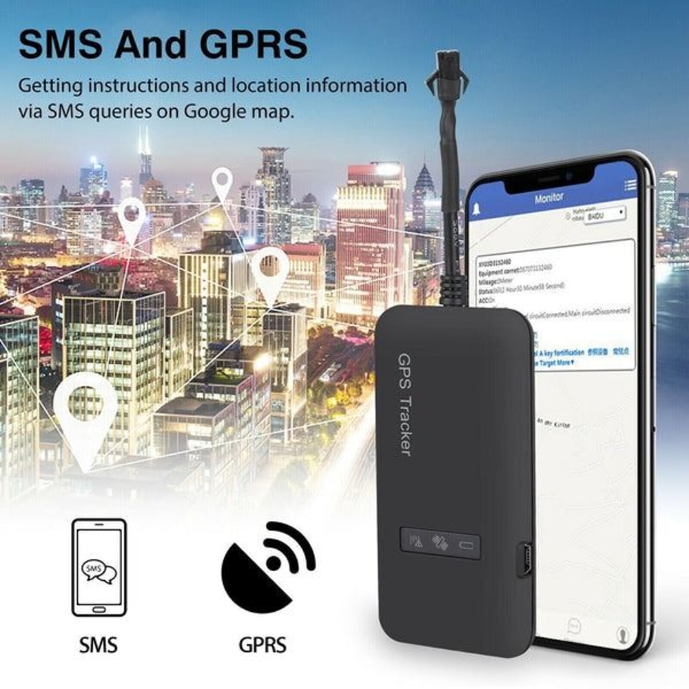 GPRS GSM Real Time GPS Tracker AntiTheft Locator Device For CarMotorcycle RealTime Tracking 9