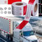 Reflective Safety Tape For Trailers Trucks Cars Waterproof Conspicuity Tape Red White Warning Sign