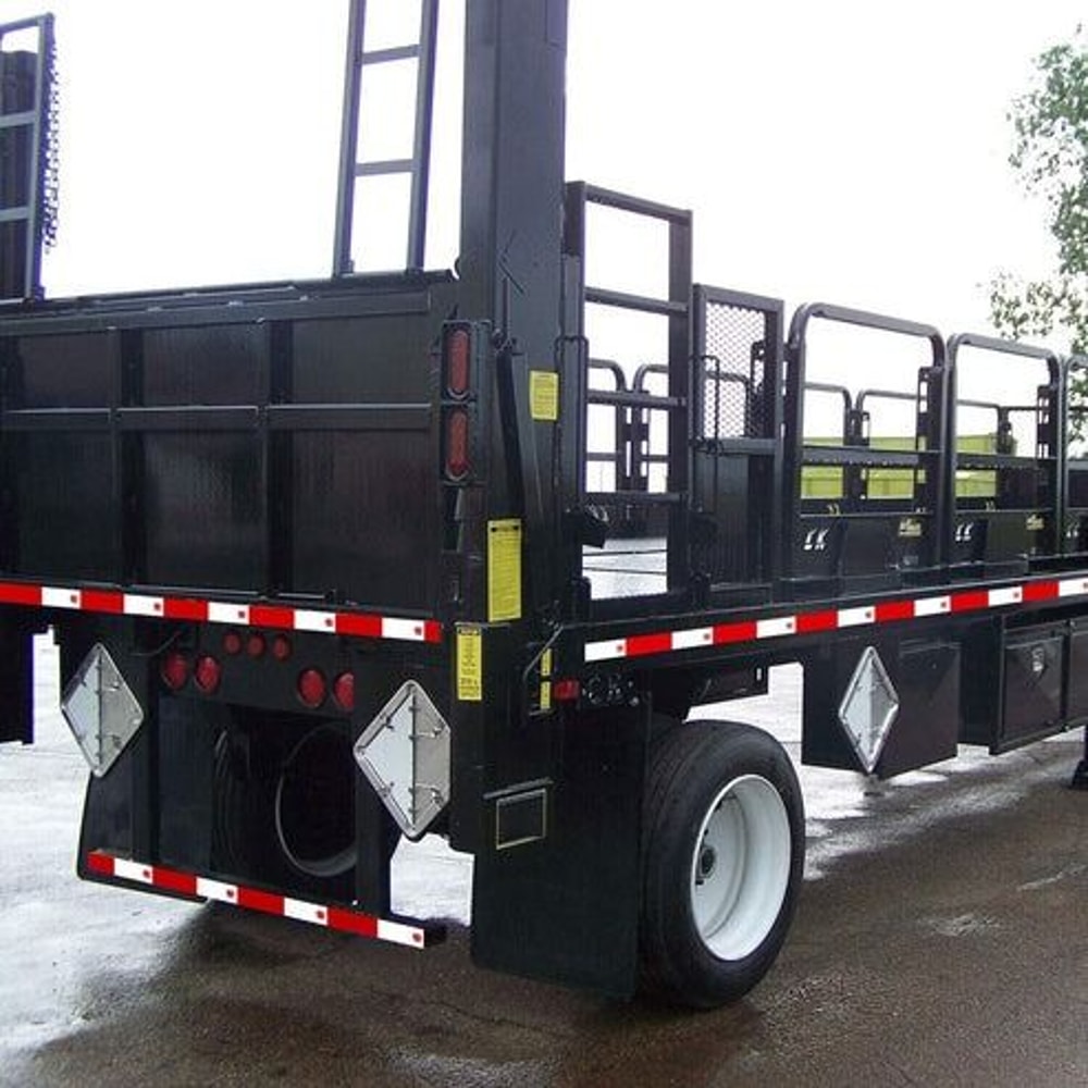 Reflective Safety Tape For Trailers Trucks Cars Waterproof Conspicuity Tape Red White Warning Sign