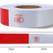 Reflective Safety Tape For Trailers Trucks Cars Waterproof Conspicuity Tape Red White Warning Sign