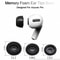 Memory Foam Replacement Ear Tips For Apple Airpods Pro Comfortable Fit Noise Reduction 3