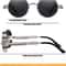 Vintage Gothic Steampunk Glasses Retro Round Polarized Sunglasses For Men And Women Trendy Summer E 1