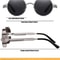 Vintage Gothic Steampunk Glasses Retro Round Polarized Sunglasses For Men And Women Trendy Summer E 1