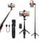 Portable Selfie Stick Tripod With Bluetooth Remote Ideal For IPhone Android GoPro Compact Lightwei 4